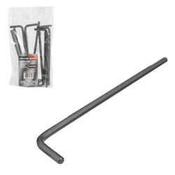 LLAVE HEX, L LARGA 5/32'' (PRECIO X PZA - EMPAQUE C/10 PZAS)