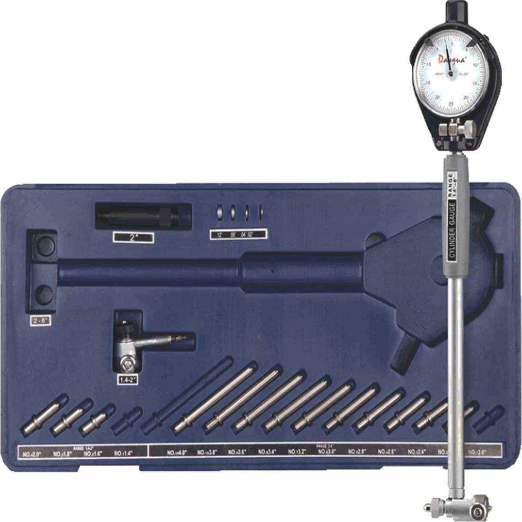 CALIBRADOR DE CARATULA DE AGUJEROS  1.4-6"