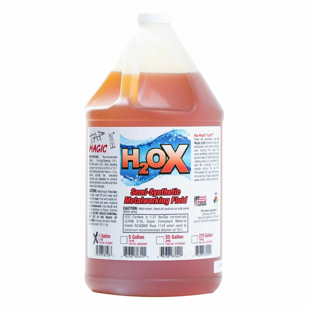 ACEITE SOLUBLE P/MAQUINARIA H2OX 1GAL