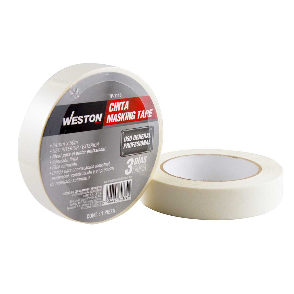 CINTA MASKING TAPE 24MM x 50M            