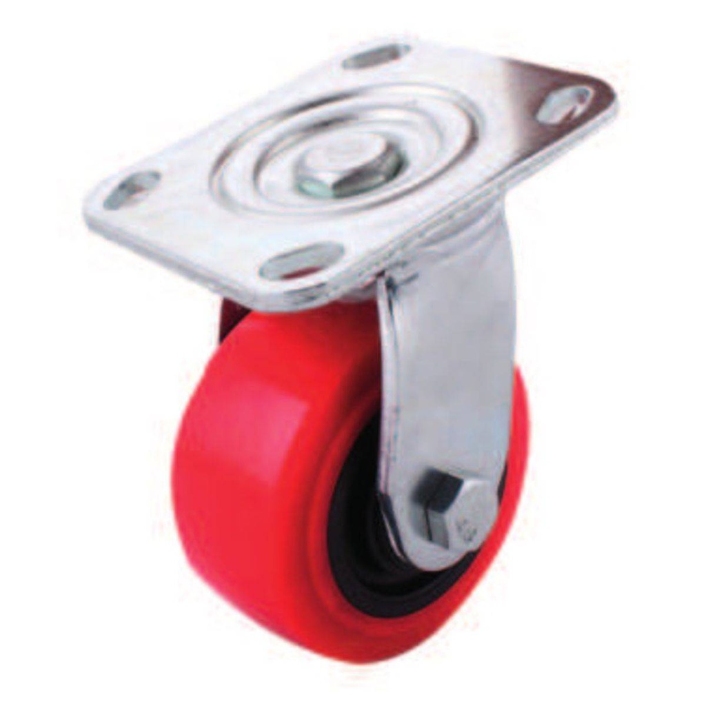 RODAJA PU C/PP GIRA. 4X2"