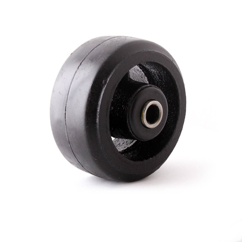 RUEDA FIERRO VACIADO C/HULE NGO. 4X2" C/BALERO (REEMPLAZA Y-1080-10050)