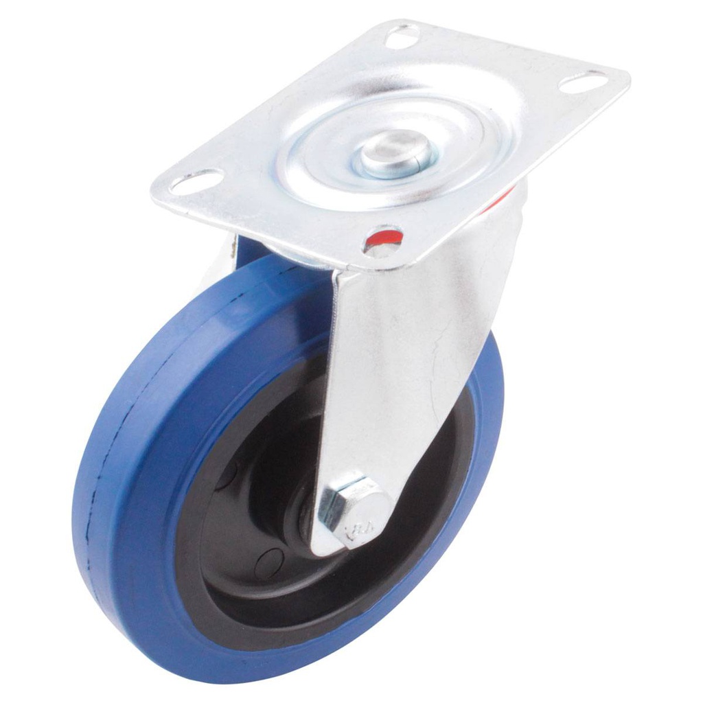 RODAJA GIRA. DE GOMA AZUL 3"