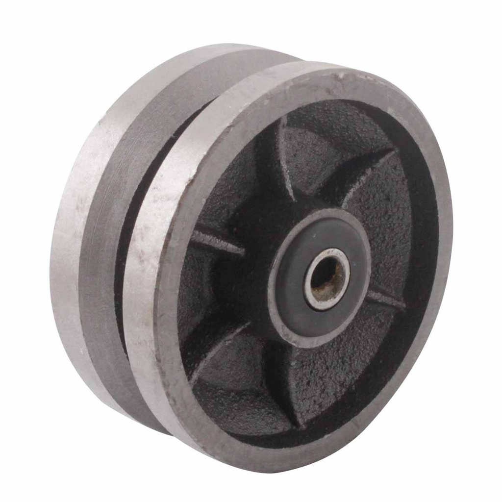RUEDA FIERRO C/RANURA V 8X2"
