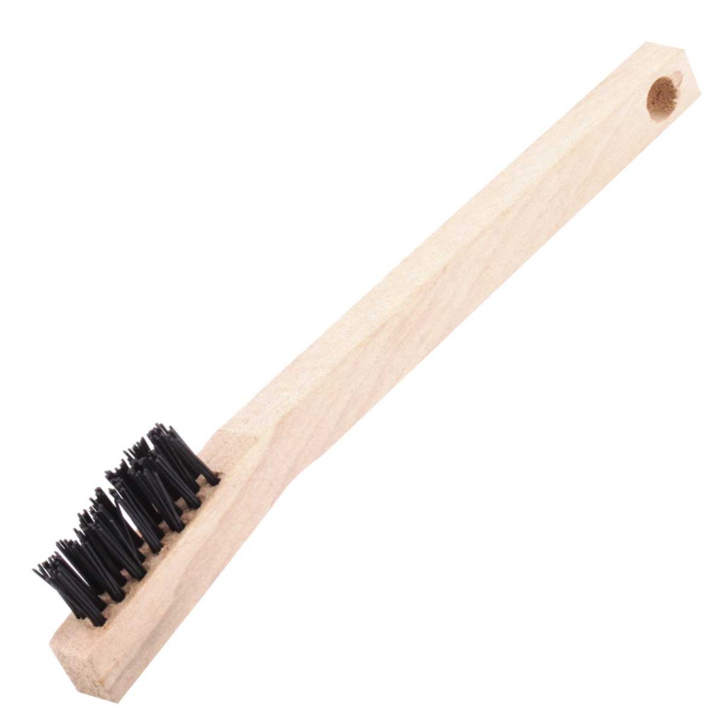 CEPILLO C/MANGO MADERA 3X7 PINCELES NYLON .006"