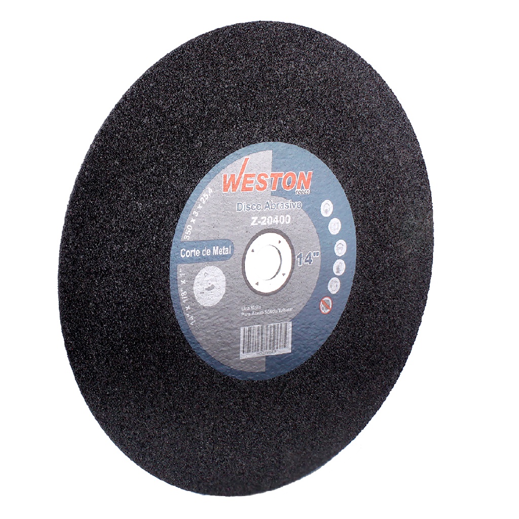 DISCO ABRASIVO 16" X 1/8" X 1" DOBLE MALLA (Emp. c/5 Pzas - Precio x Pza)
