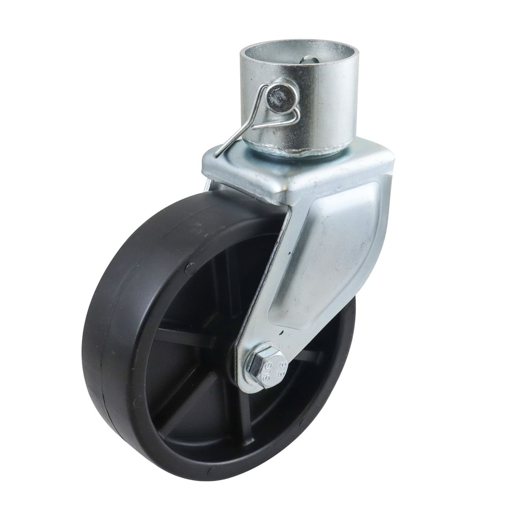 RODAJA 6"x2" P/GATO P/REMOLQUE P/TUBO DE 2" COMP. 1200 LB