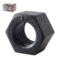 TUERCA HEXAGONAL  GR. 2H NEGRA 1-1/2-6 (Precio x Caja c/10 pzas)