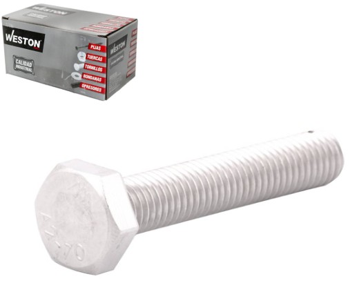 TORNILLO HEX ACERO INOX. 'RC' M8-1.25 X 30  (Precio x Caja - Caja c/100 pzas)