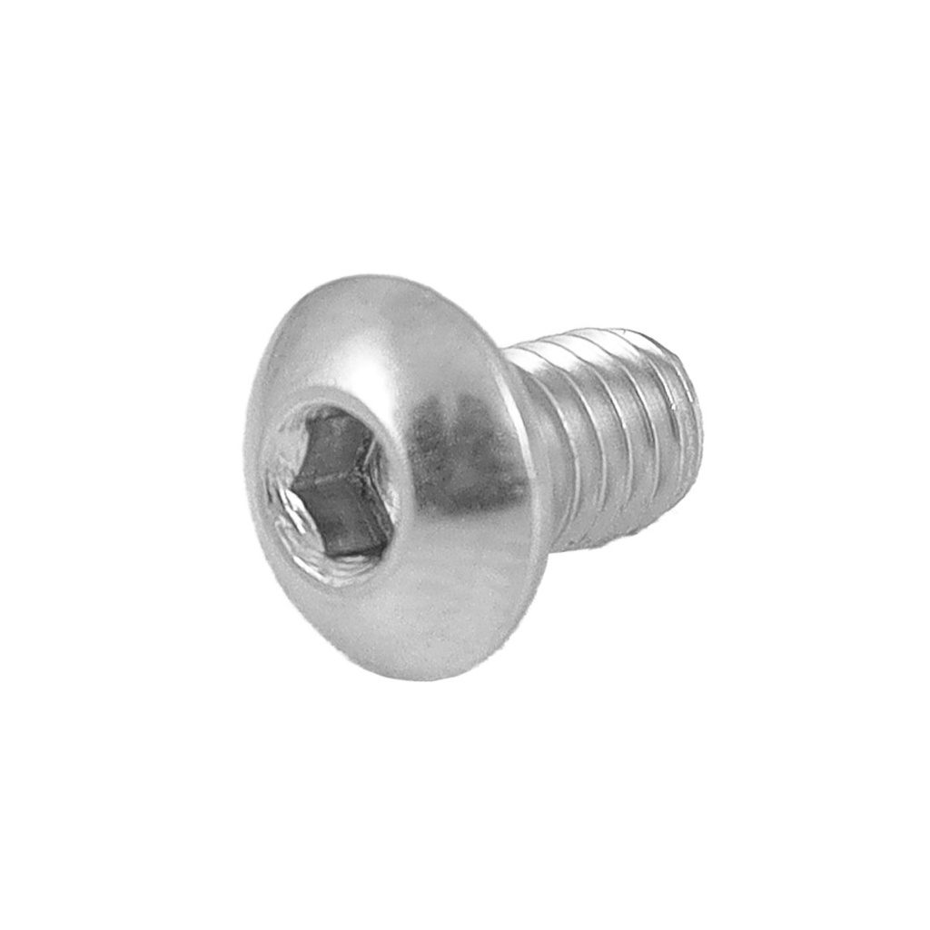 TORNILLO ALLEN CAB BTN INOX M5-0.80x16mm (Precio x Pza - Caja c/100 pzas)