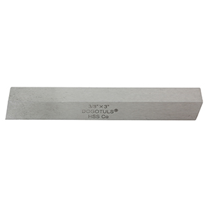 BURIL CUADRADO 5% COBALTO 1/2" x 4"