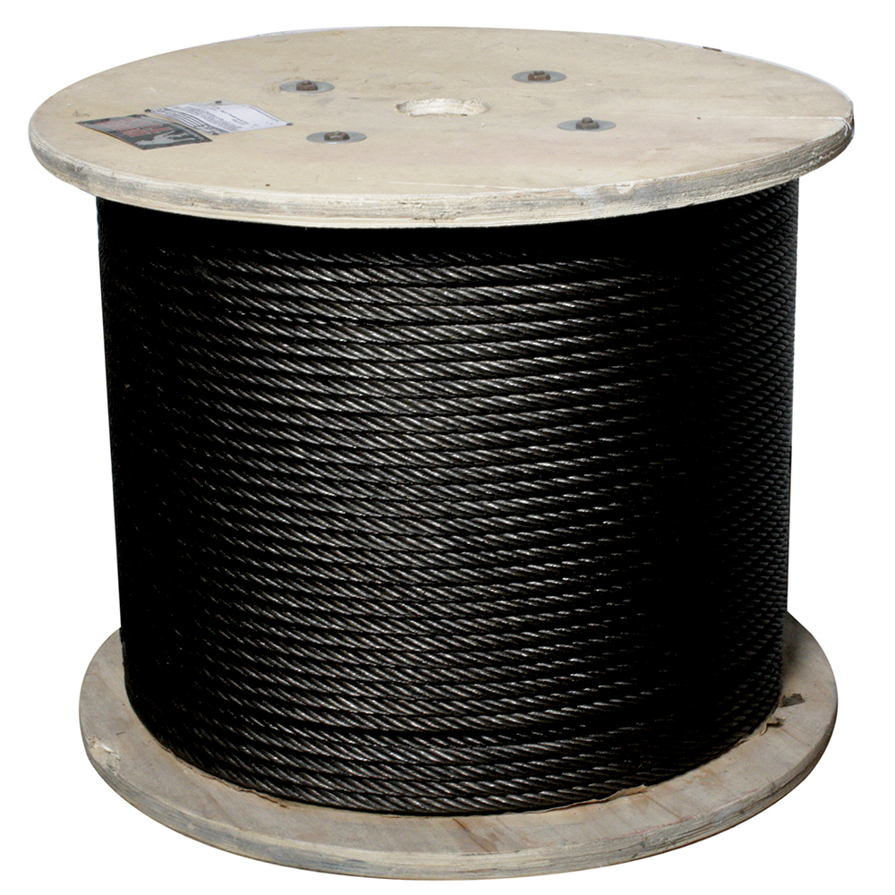 CABLE ACERO ALMA ACERO 1/2" 6X19 500mts