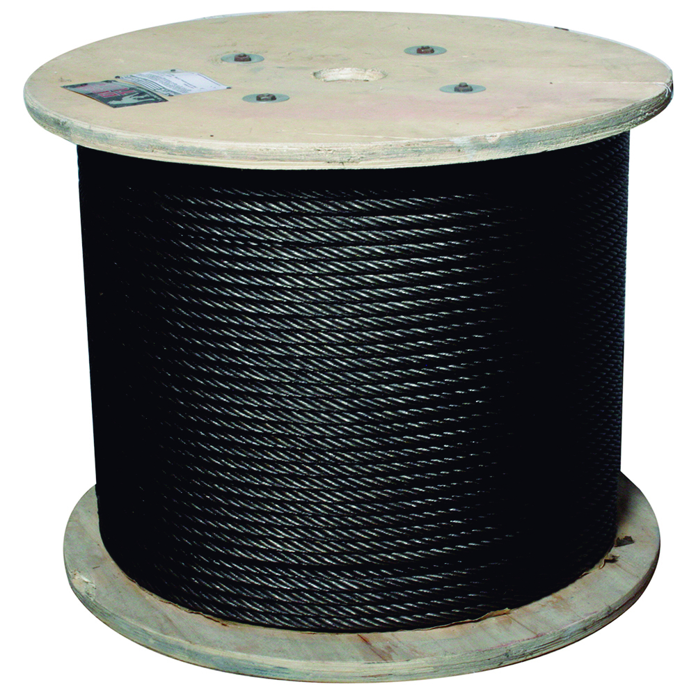 CABLE ACERO ALMA FIBRA 3/8" 6X19 500mts