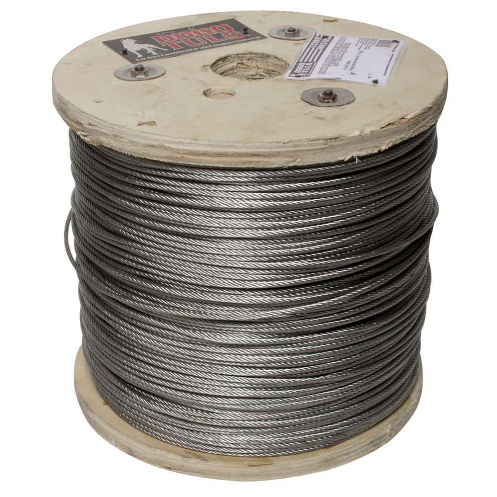 CABLE ACERO GALVANIZADO 1/8" 7X19 457mt