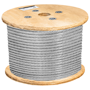 CABLE ACERO GALVANIZADO 3/32" 7X19 457mt