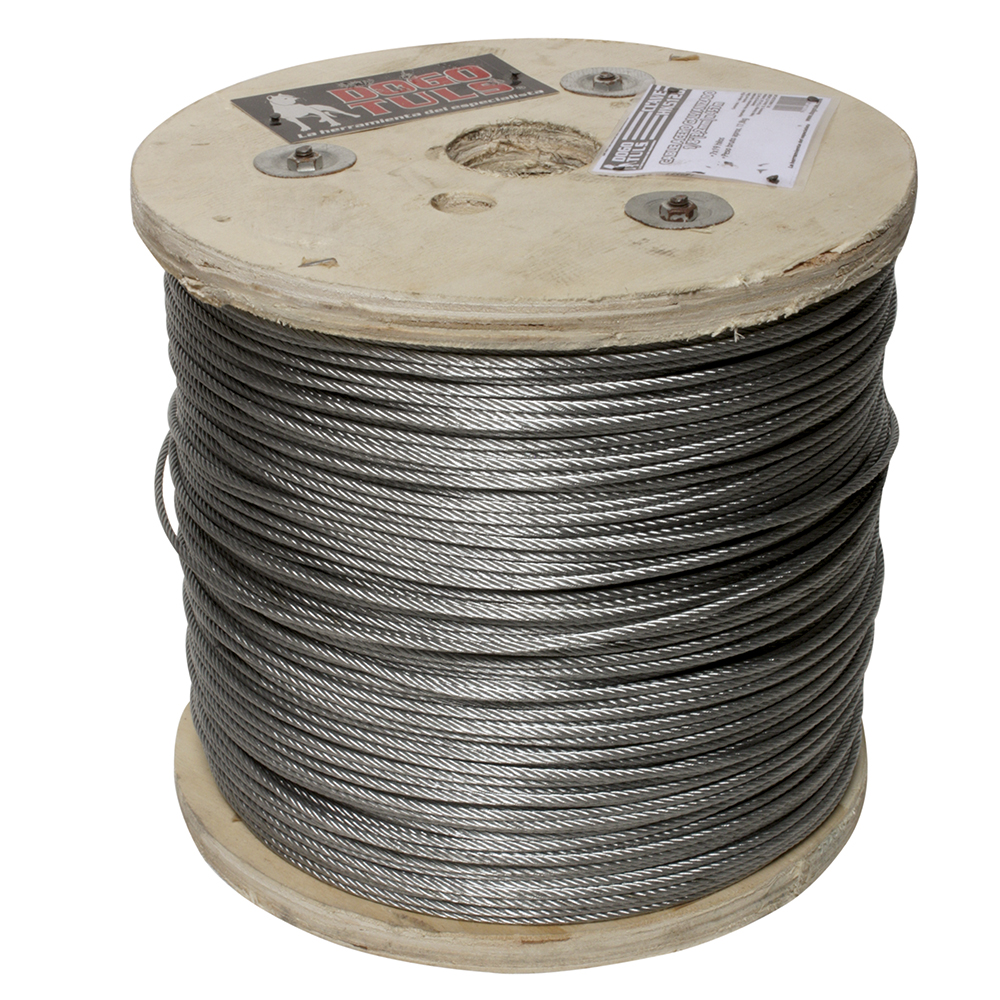 CABLE ACERO GALVANIZADO 3/32" 7X7 100mts