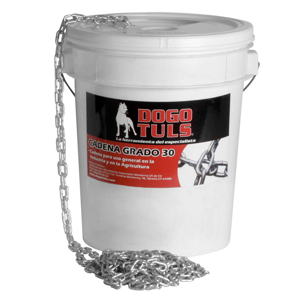 CADENA GALVANIZADA 1/2"G-30  50kg CUBETA