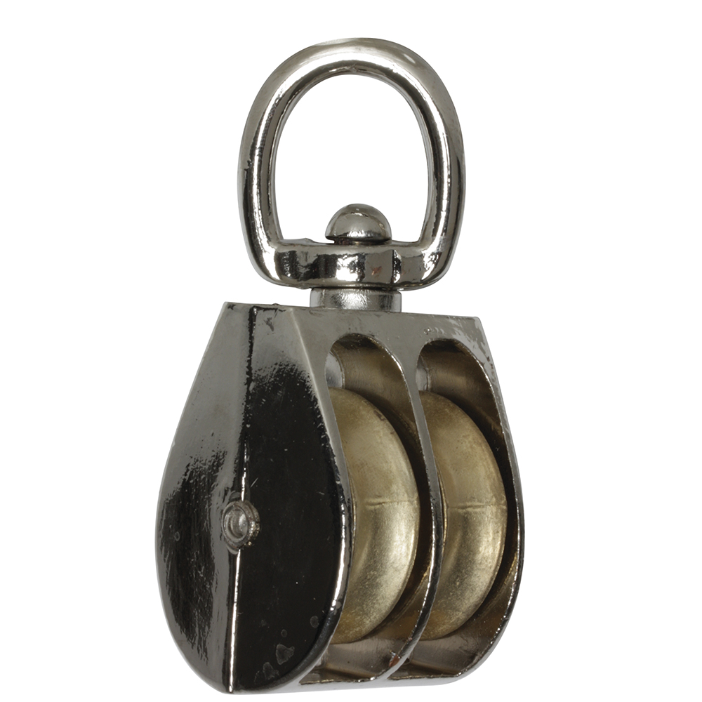 GARRUCHA GIRATORIA 1" 25mm DOBLE ZINC