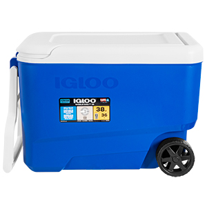 HIELERA IGLOO 38QT (35,96L)WHEELIE COOL 