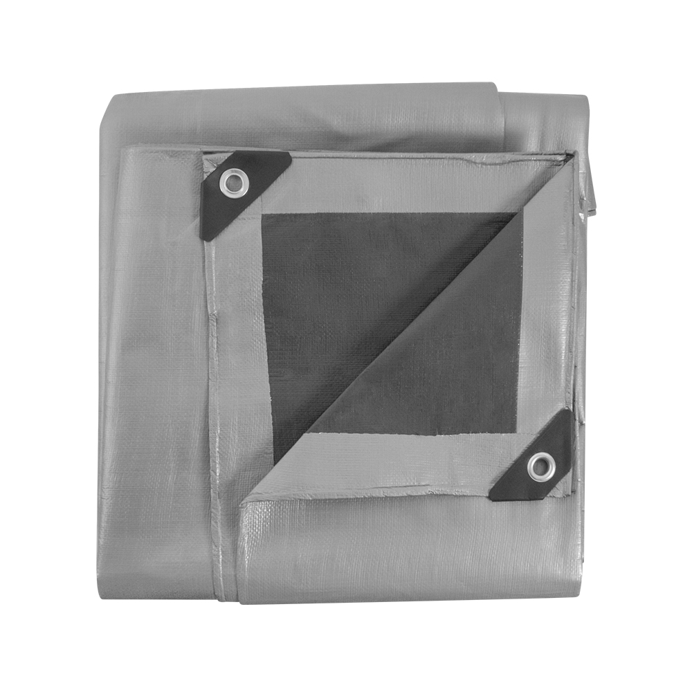 LONA POLIETILENO GRIS 10 X 12' REFORZADA