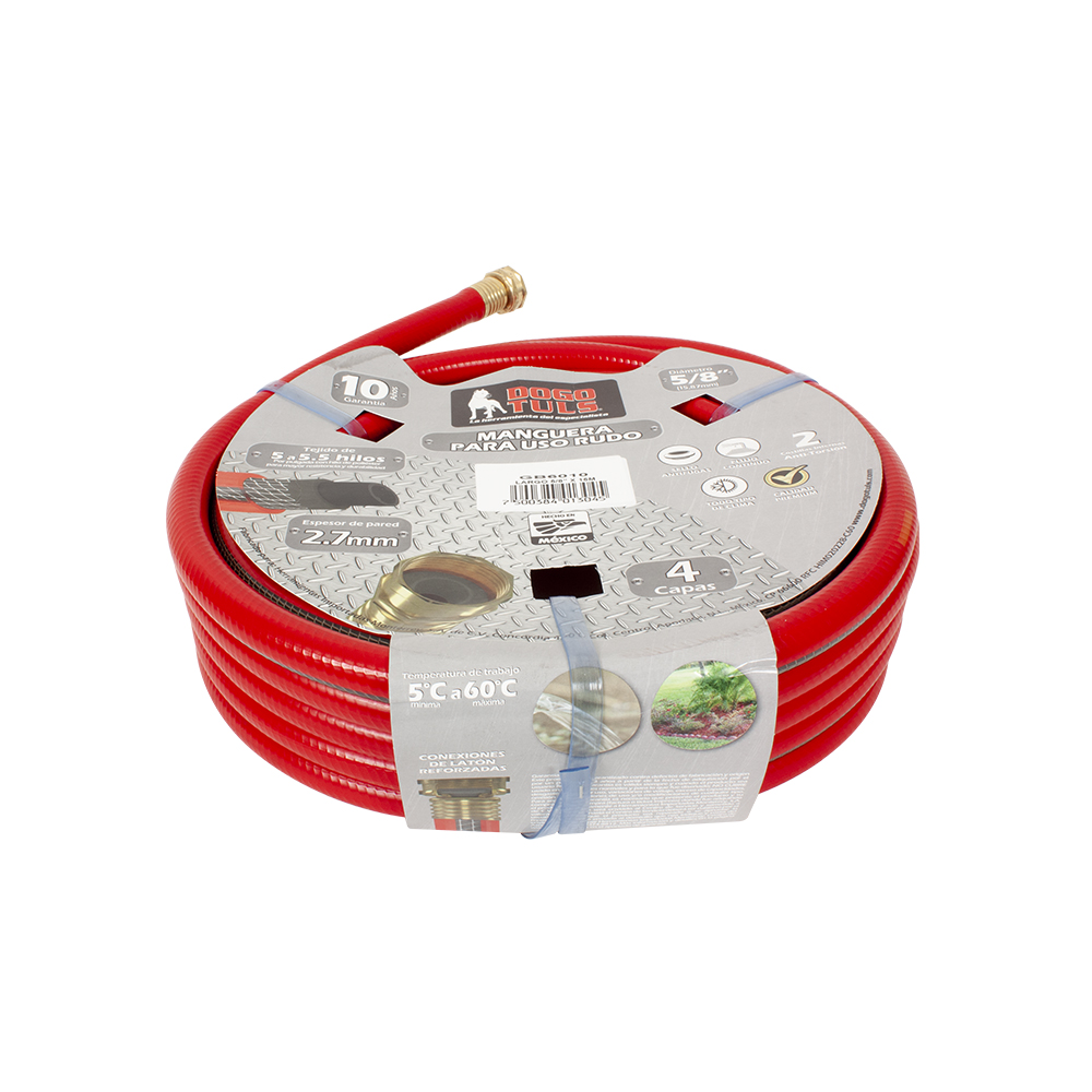 MANGUERA USO RUDO 4 CAPAS 5/8"X15M