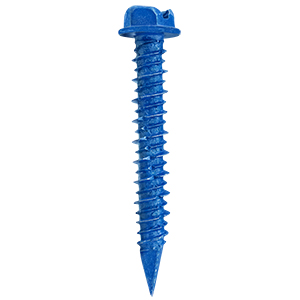 PIJA CONCRETO AZUL HEXAGONAL  1/4" X 1 3/4"