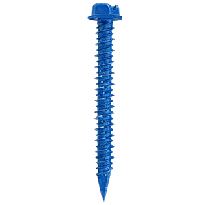 PIJA CONCRETO AZUL HEXAGONAL  1/4" X 2 1/4"