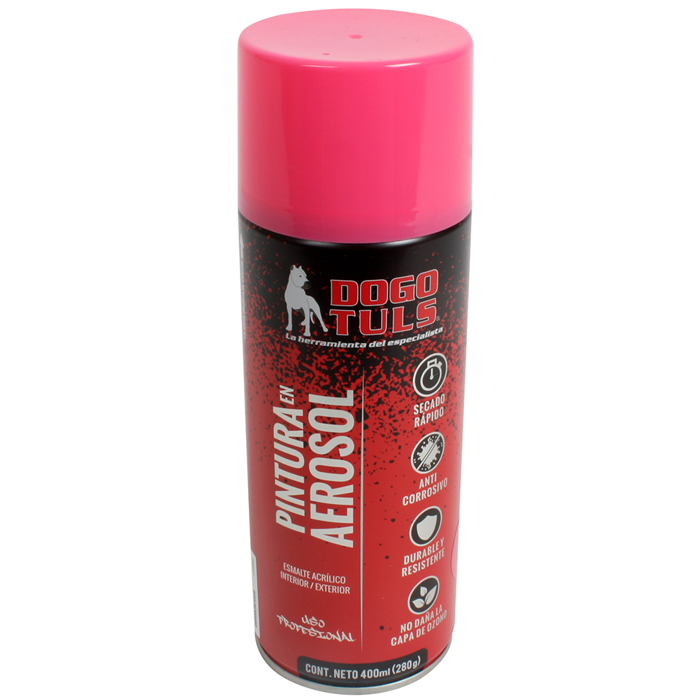 PINTURA AEROSOL BRILLANTE ROSA MEXICANO