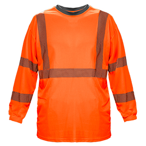 PLAYERA NARANJA REFLEJANTE LARGA G