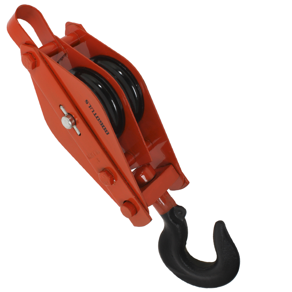 POLEA GARRUCHA DOBLE 5"1.5T GIRATORIA