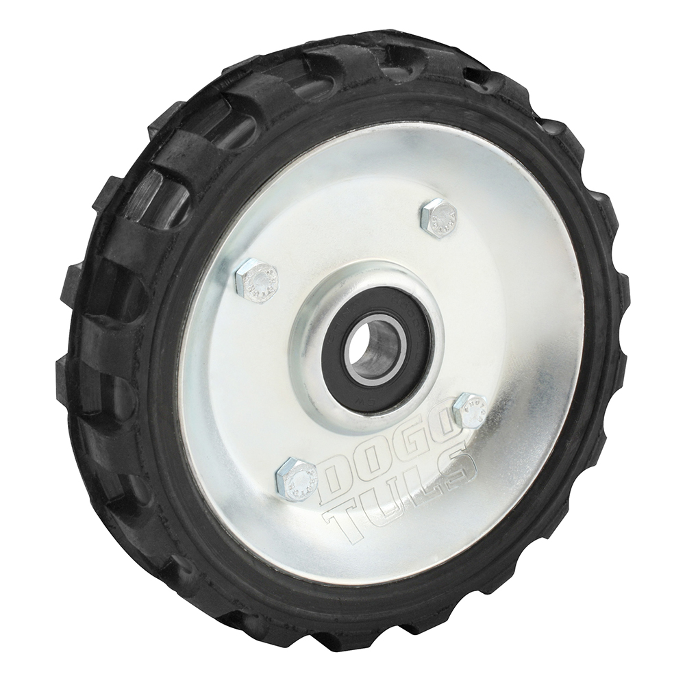 RUEDA DIABLO 4" UN BALERO FLECHA 17MM