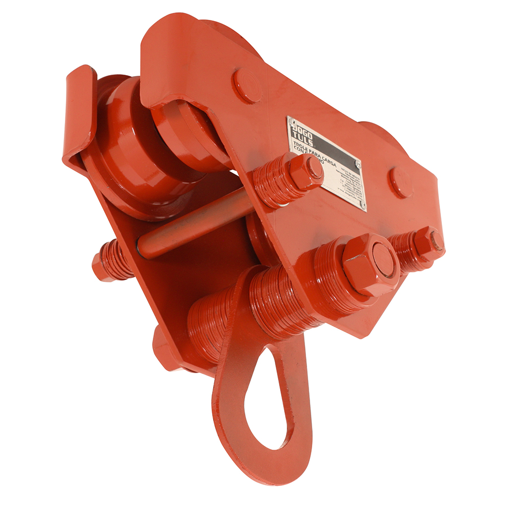 TROLE CARGA 1000KG ROJO REFORZADO D1
