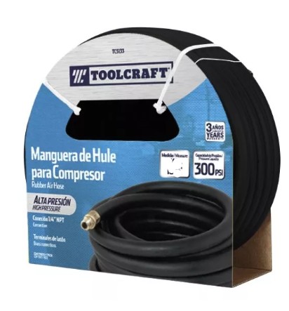MANGUERA COMPRESOR AIRE ALTA PRESION 3/8" X 7.5M
