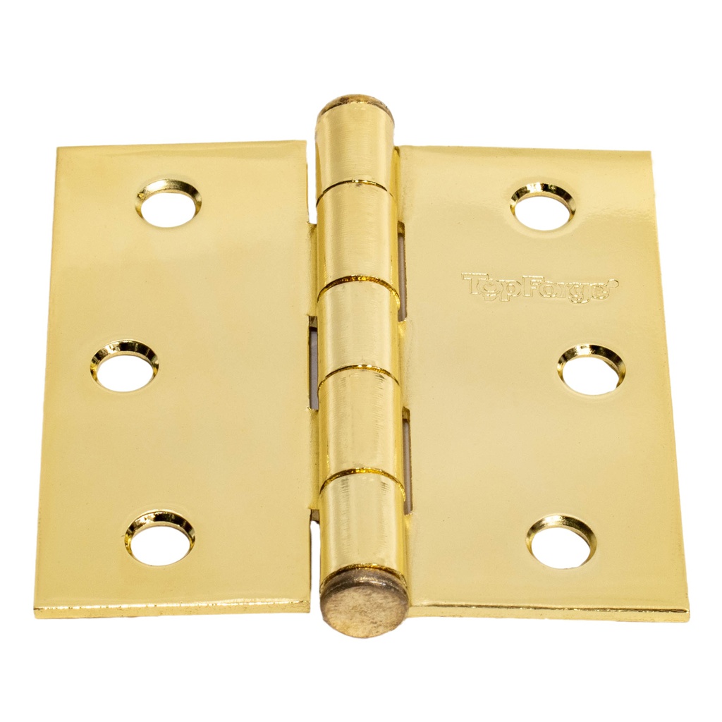 BISAGRA CUADRADA PREMIUM2 1/2"X 2 1/2" ACERO LATONADO