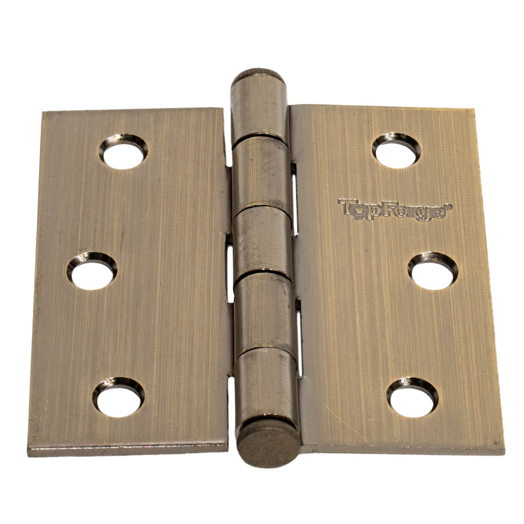 BISAGRA CUADRADA PREMIUM2 1/2"X2" ACERO LATON ANTIGUO