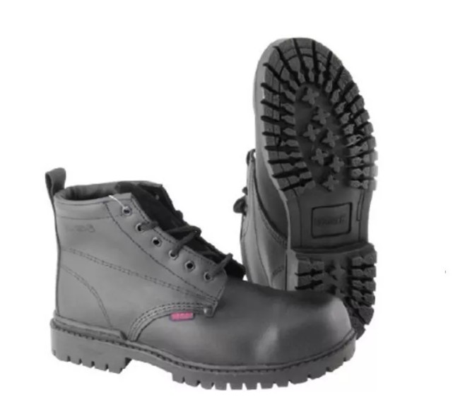 BOTA DE PIEL CON CASQUILLO # 91/2