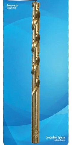 BROCA COBALTO 7/32" ACERO HSSM-2 FIERRO