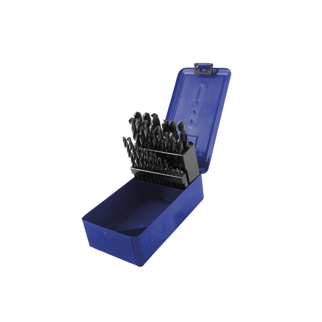 BROCAS HSS SET 29 PZAS ESTUCHE METALICO