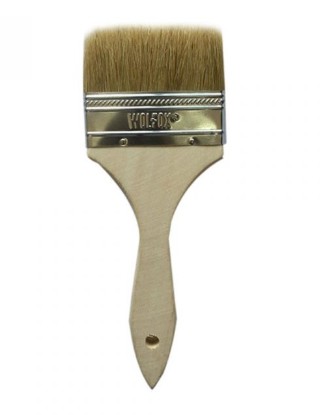 BROCHA MANGO MADERA 3"