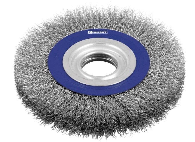 CARDA CIRCULAR ONDULADA 6" ESMERIL CALIBRE 0.35 EJE