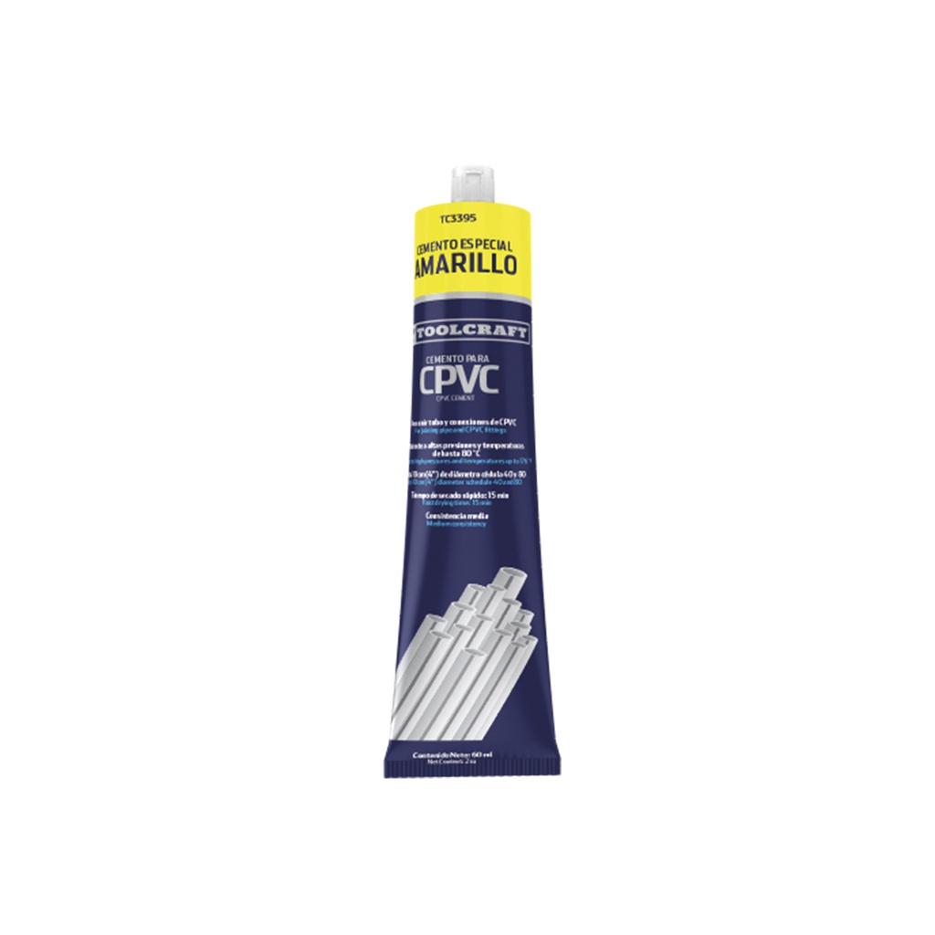 CEMENTO PARA CPVC 60ML/AMARILLO