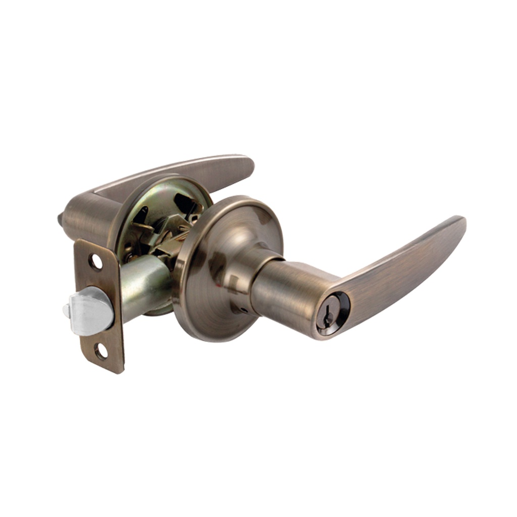 CERRADURA DE MANIJA OXFORD RECAMARA LATON ANTIGUO