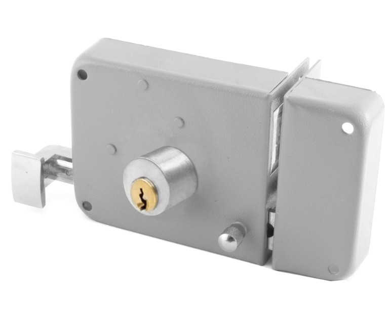 CERRADURA DE SOBREP FACIL INSTIZQ LLAVE TRAD CAJA