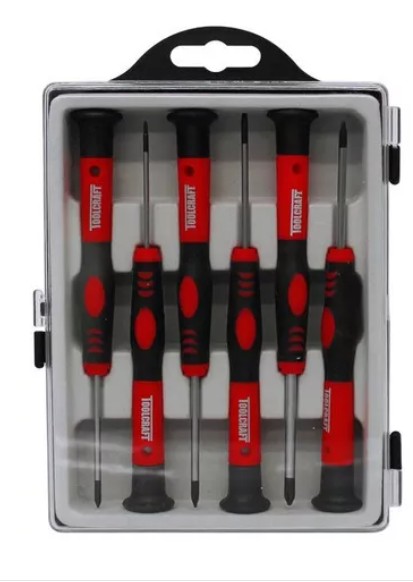 DESARMADORES DE PRECISION JUEGO 6 PIEZAS