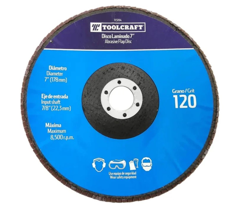 DISCO LAMINADO DE 7" GRANO120