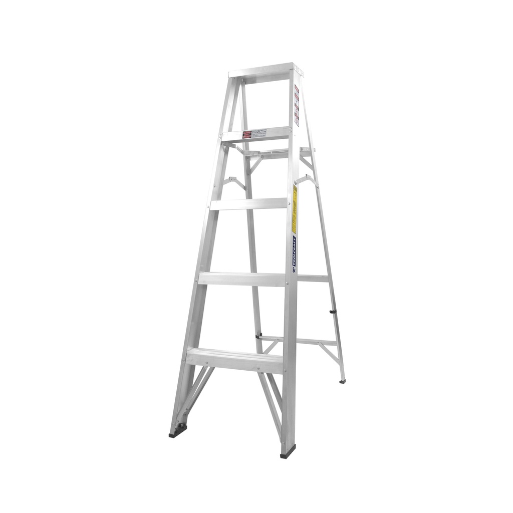 ESCALERA TIJERA DE ALUMINIO TIPO III TAPA ALUMINIO 4 ESCALON