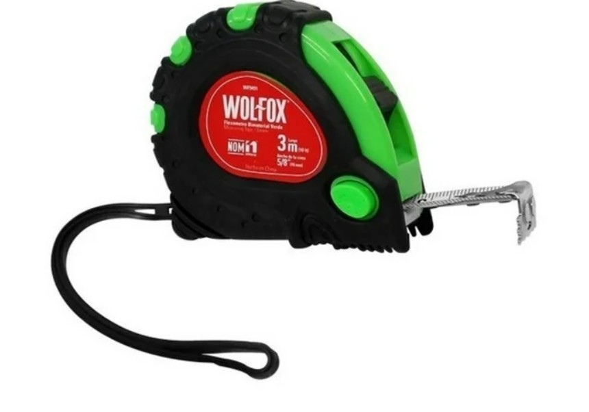 FLEXOMETRO BIMATERIAL VERDE3M