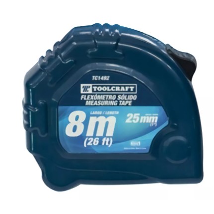 FLEXOMETRO SOLIDO 8MX25MM(1")