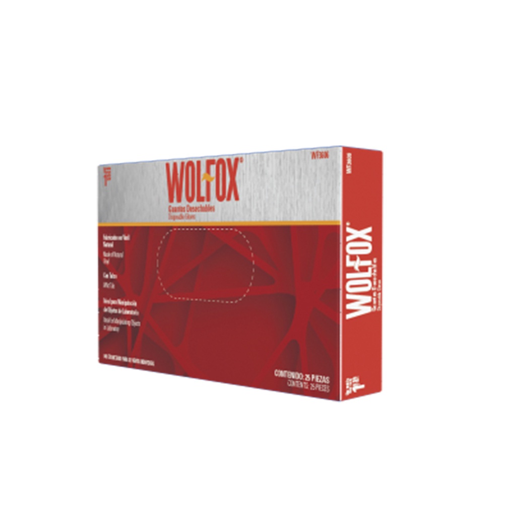 GUANTE DESECHABLE CAJA 25 PZ