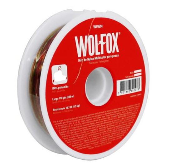 HILO DE NYLON PARA PESCA 0.8MMAZUL 100M
